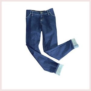 DARK WASH MATERNITY JEANS / JEGGINGS - SIZE SMALL